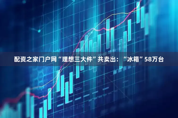 配资之家门户网“理想三大件”共卖出：“冰箱”58万台