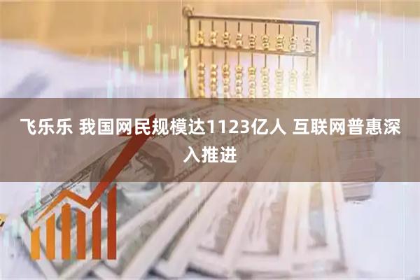 飞乐乐 我国网民规模达1123亿人 互联网普惠深入推进